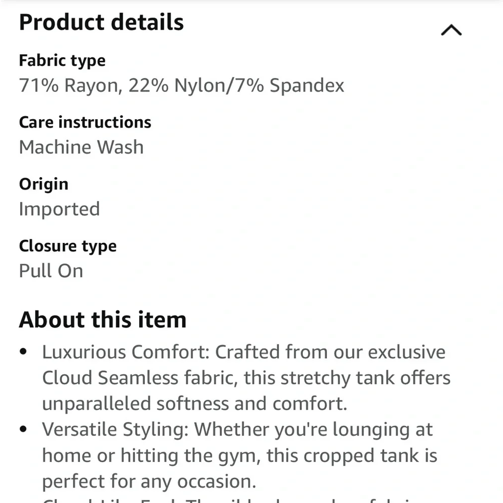 Fabletics Cloud Seamless V-Neck Crop Tank in Desert Shadow Medium - Picture 4 of 7